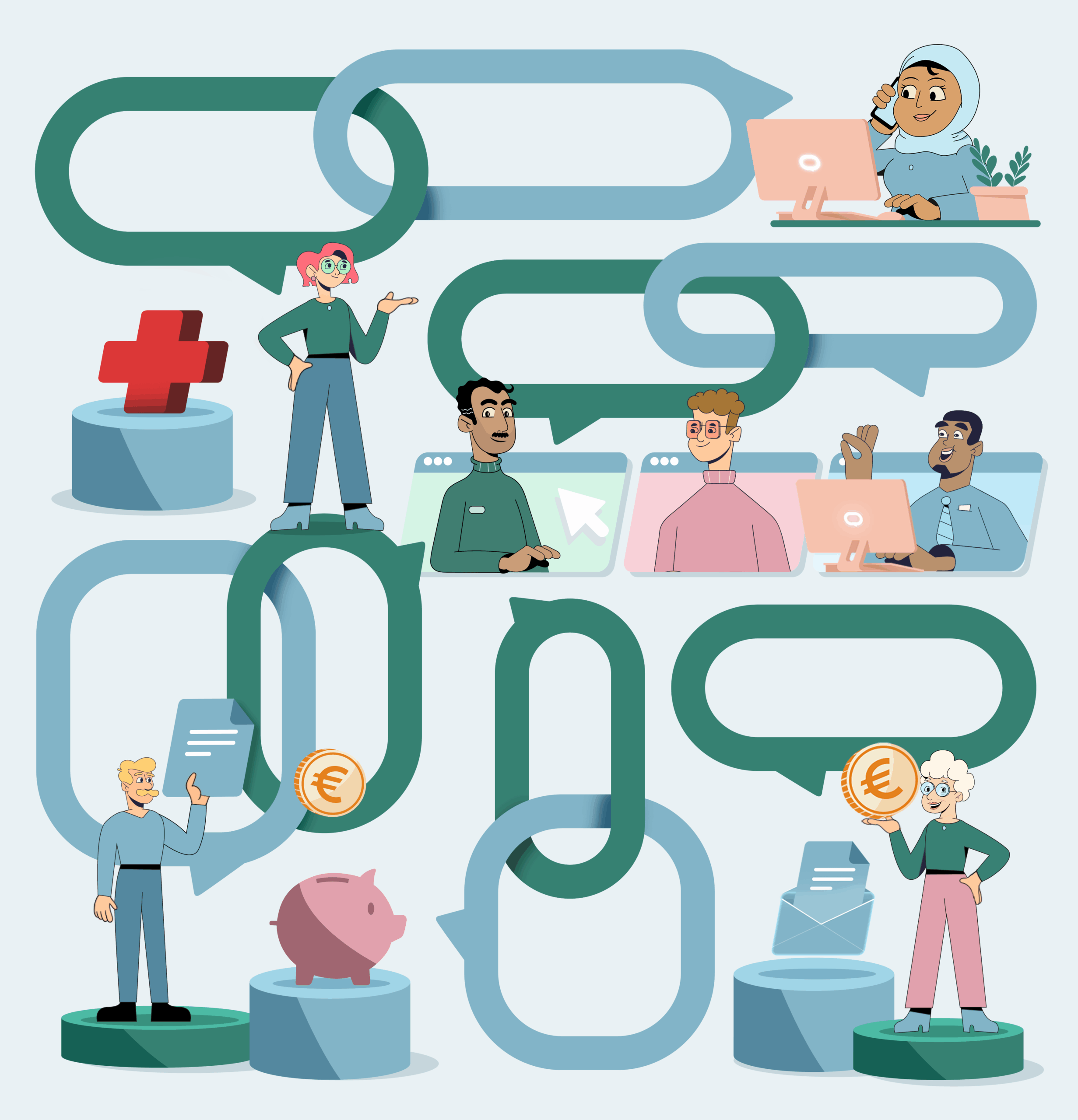 Schuldenknooppunt - Cover Blauw RGB