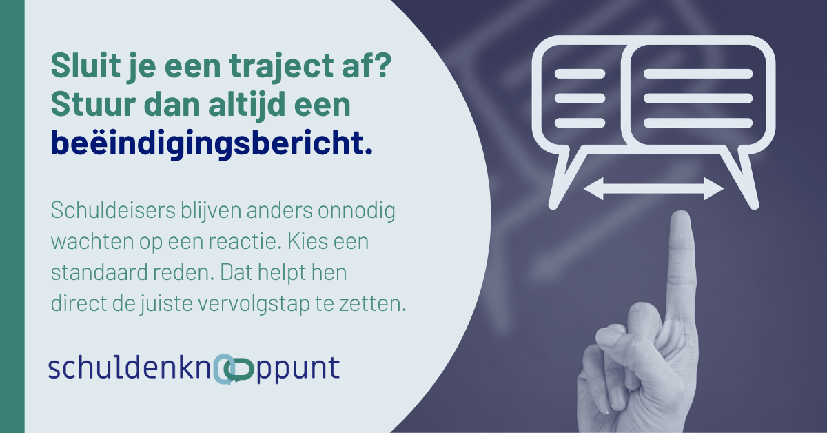 Stuur beeindigingsbericht